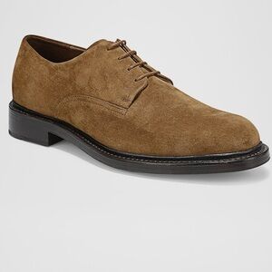 VINCE Men’s Davies Plain Toe Derby Tan Suede Oxfords Suede Size 9.5 US NWOB